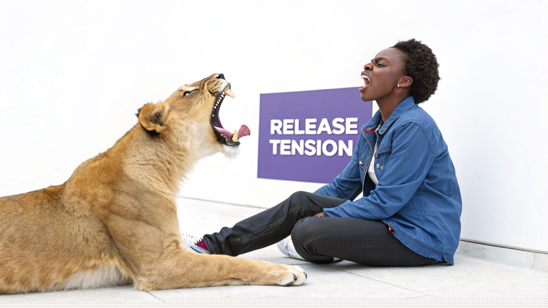 Lion's Breath (Simhasana Pranayama)